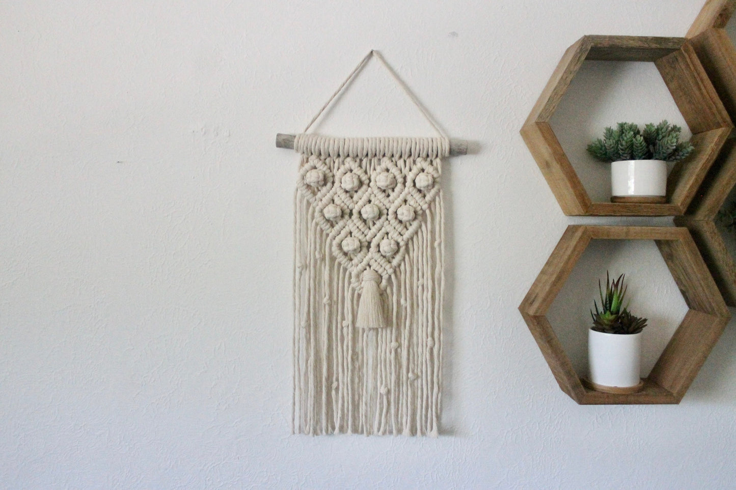 Small macrame wall hanging | wall art | boho | wall decor | wall tapestry | home decor