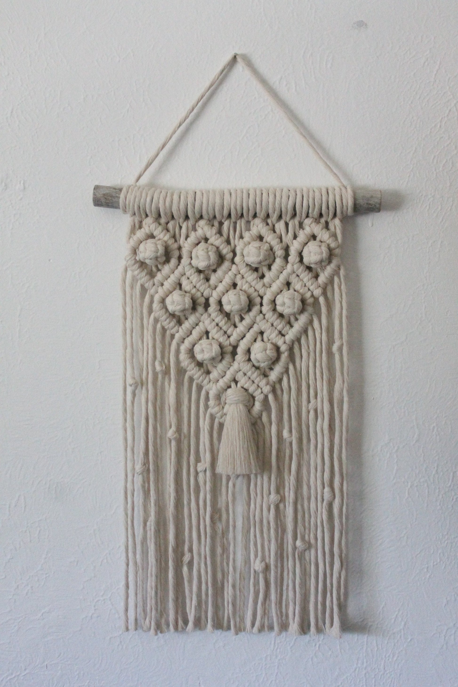 Small macrame wall hanging | wall art | boho | wall decor | wall tapestry | home decor