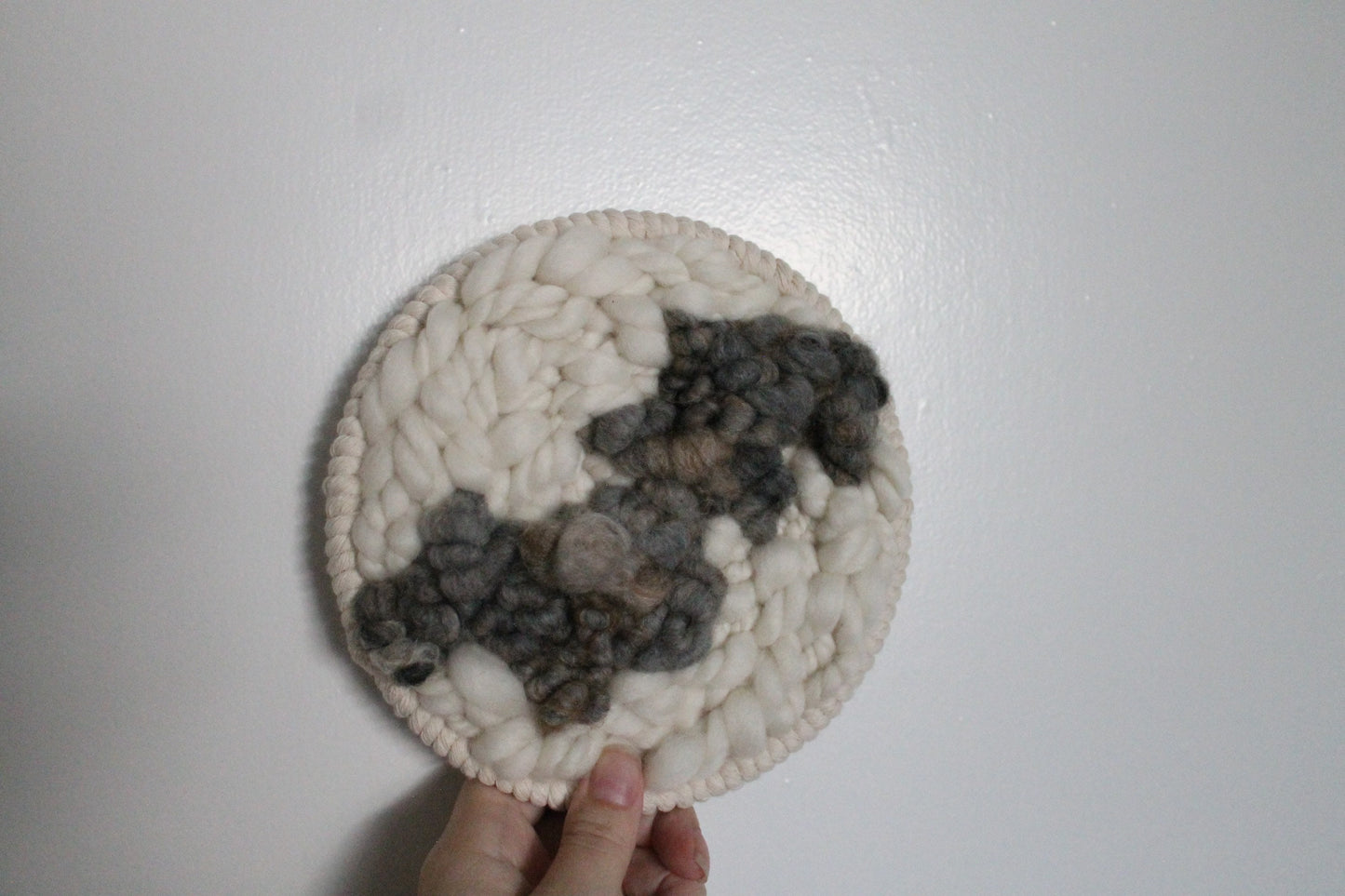 Abstract round woven wall hanging | wall art | weaving | woven tapestry | wall decor | wall tapestry | home decor | tapestry