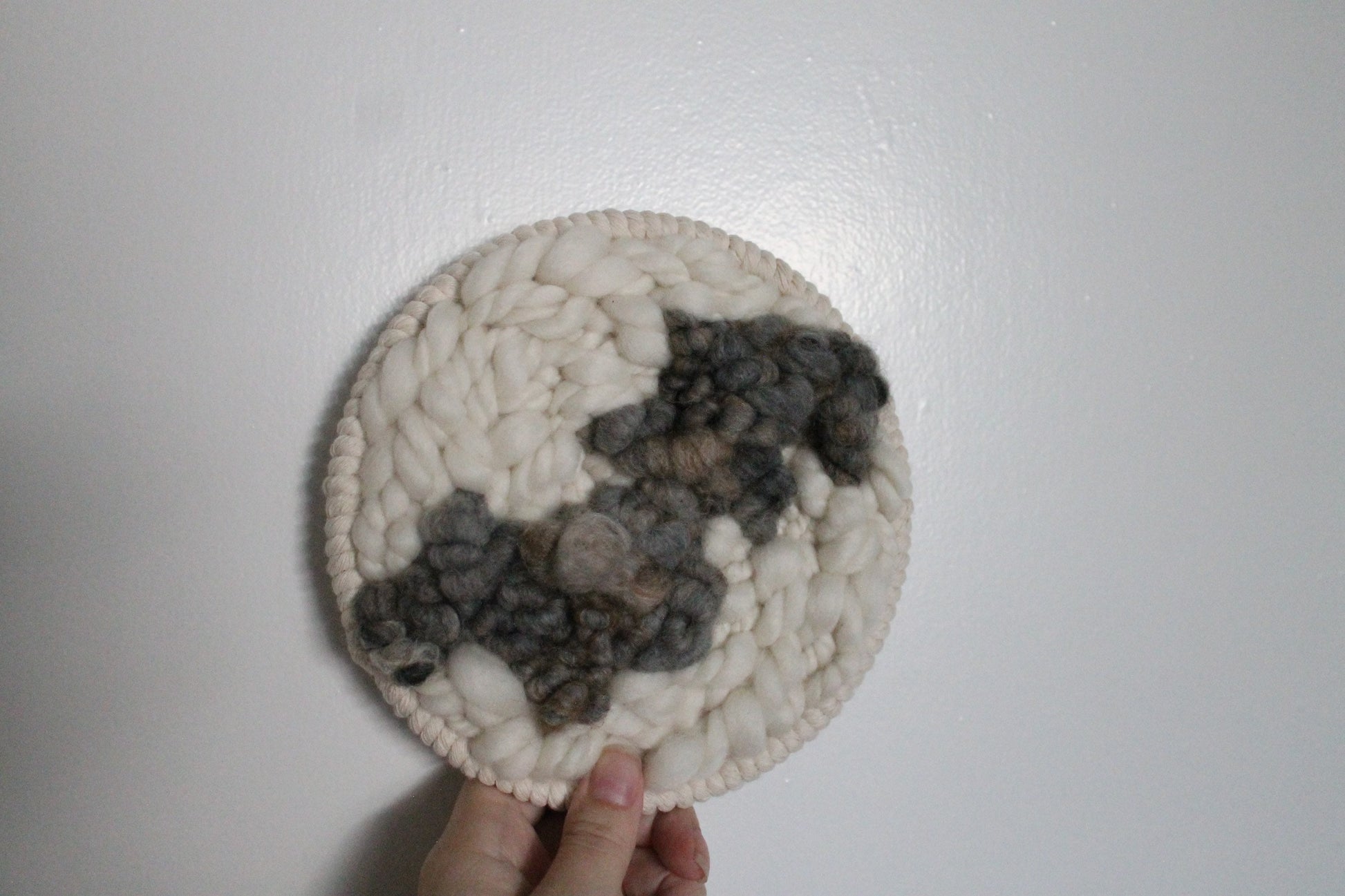 Abstract round woven wall hanging | wall art | weaving | woven tapestry | wall decor | wall tapestry | home decor | tapestry