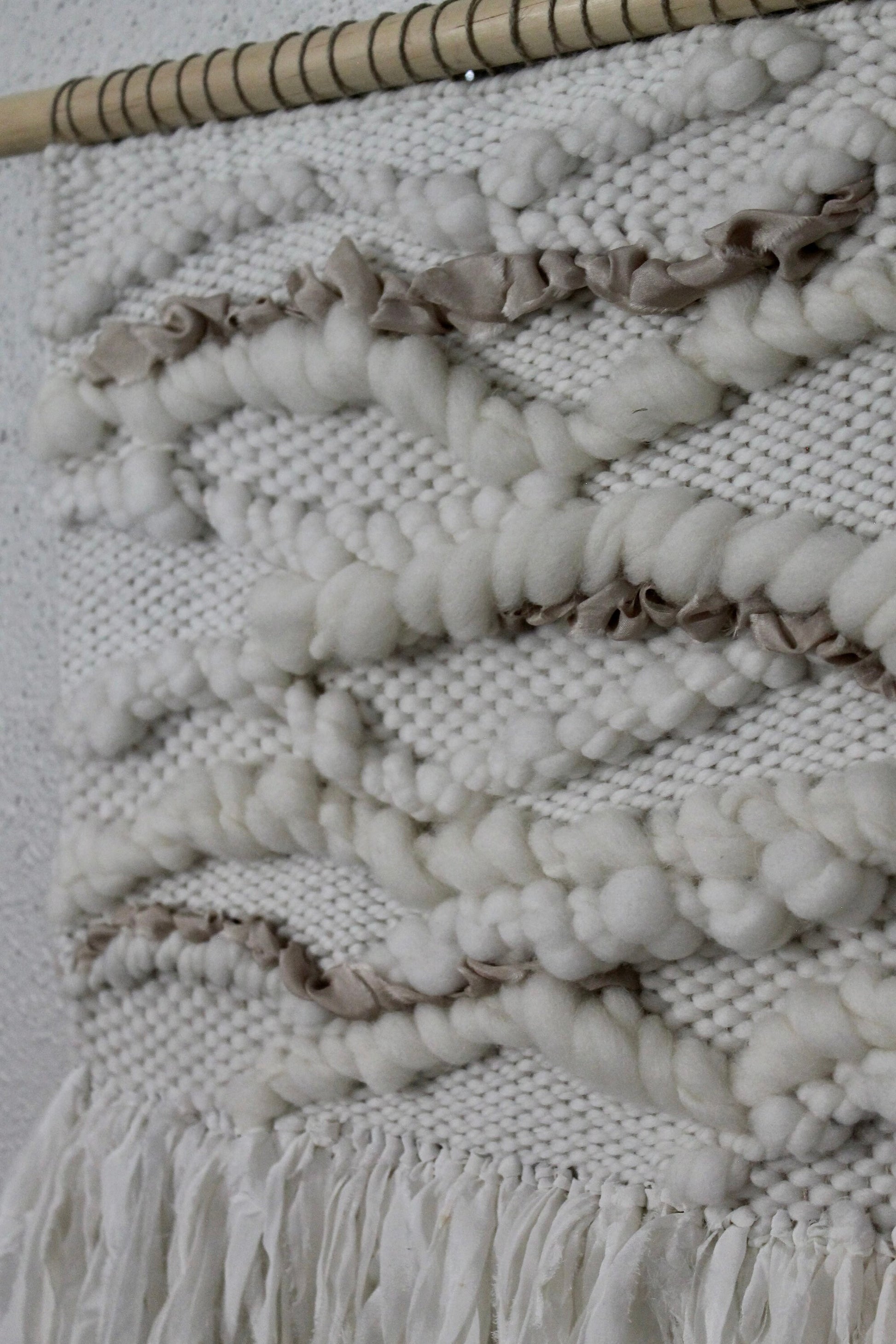 Silk woven wall hanging | wall art | weaving | woven tapestry | wall decor | wall tapestry | home decor | tapestry