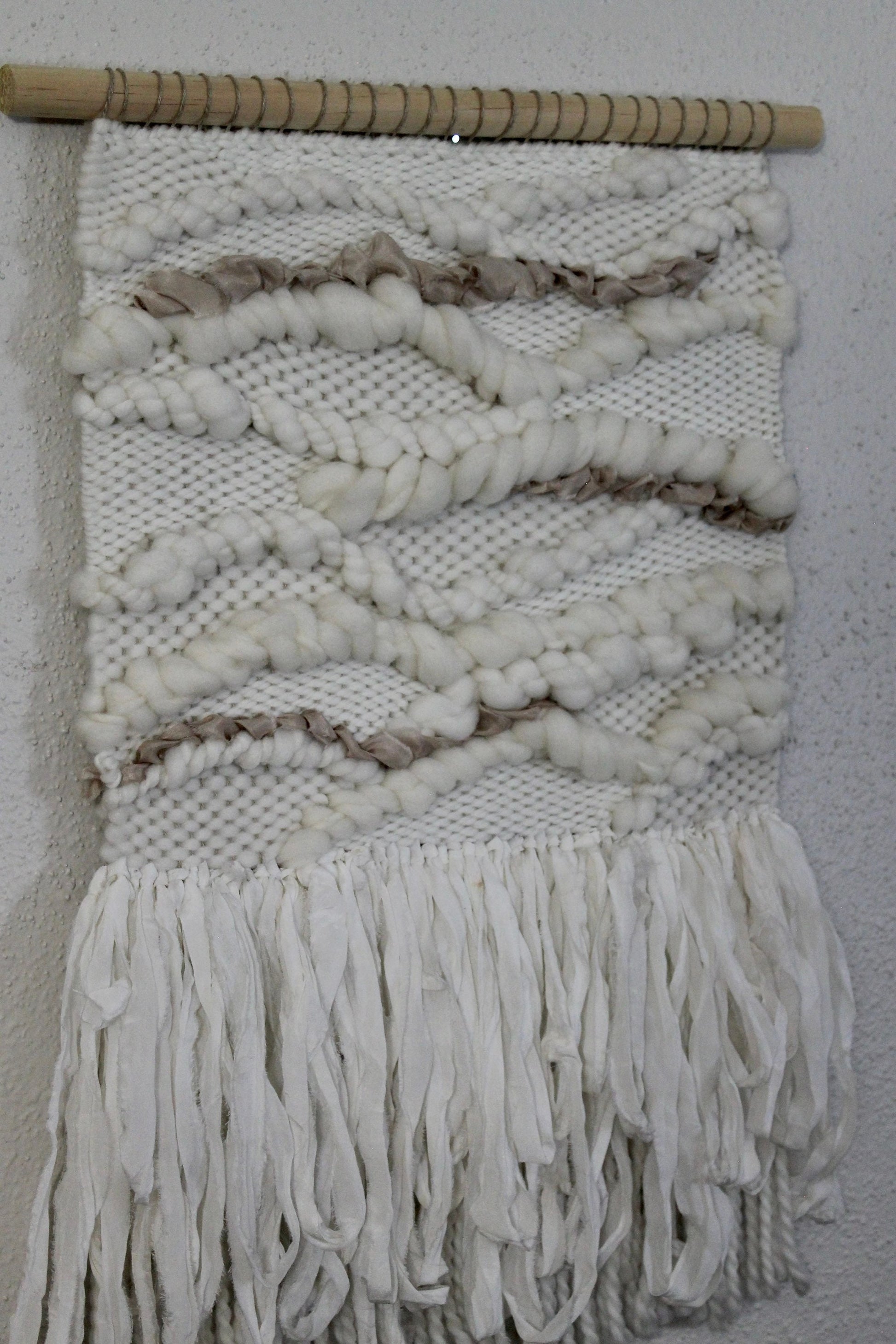 Silk woven wall hanging | wall art | weaving | woven tapestry | wall decor | wall tapestry | home decor | tapestry