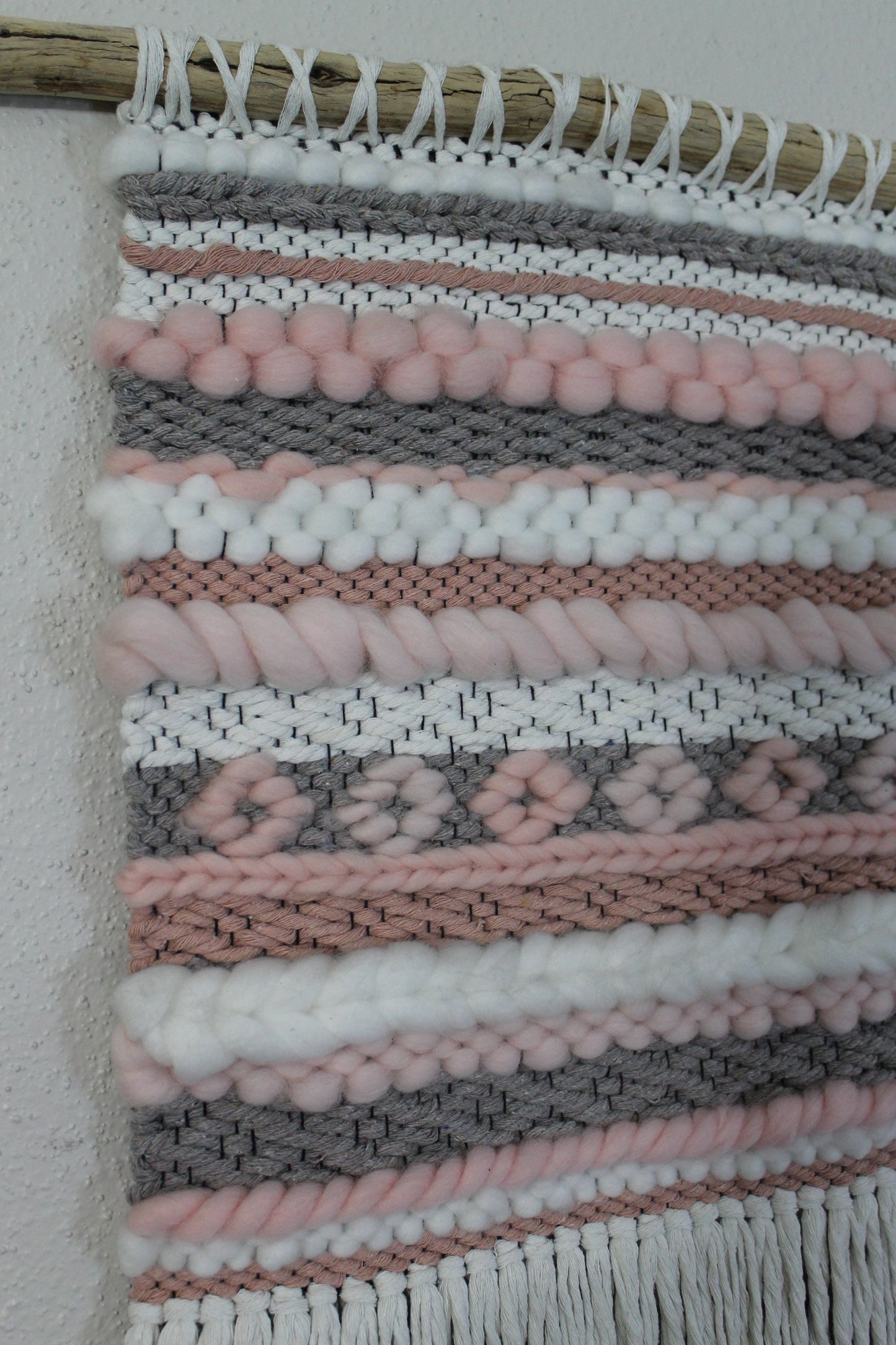 Pink woven wall hanging | woven tapestry | woven wall art | Mother’s Day | nursery decor | home decor | boho