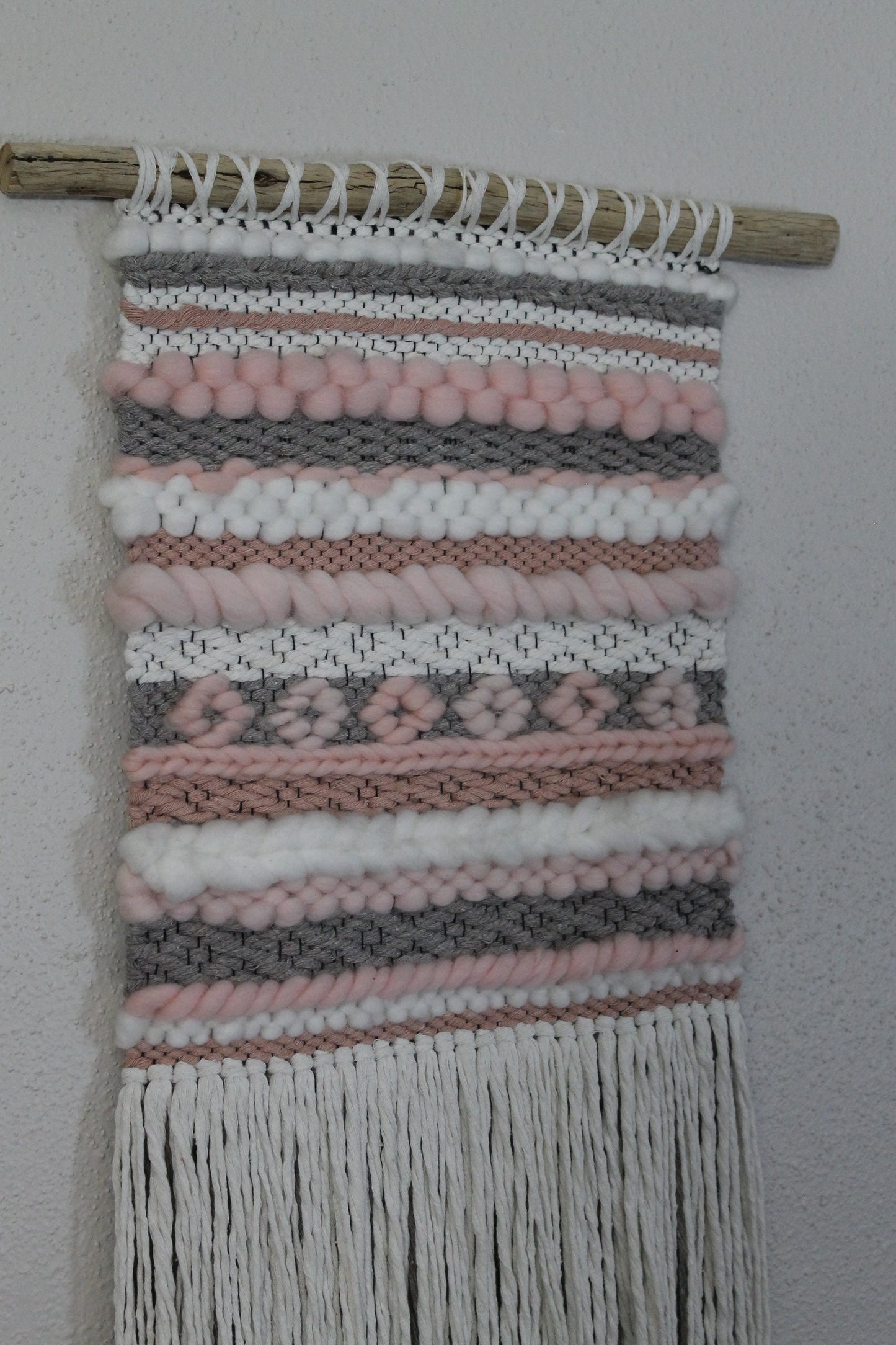 Pink woven wall hanging | woven tapestry | woven wall art | Mother’s Day | nursery decor | home decor | boho