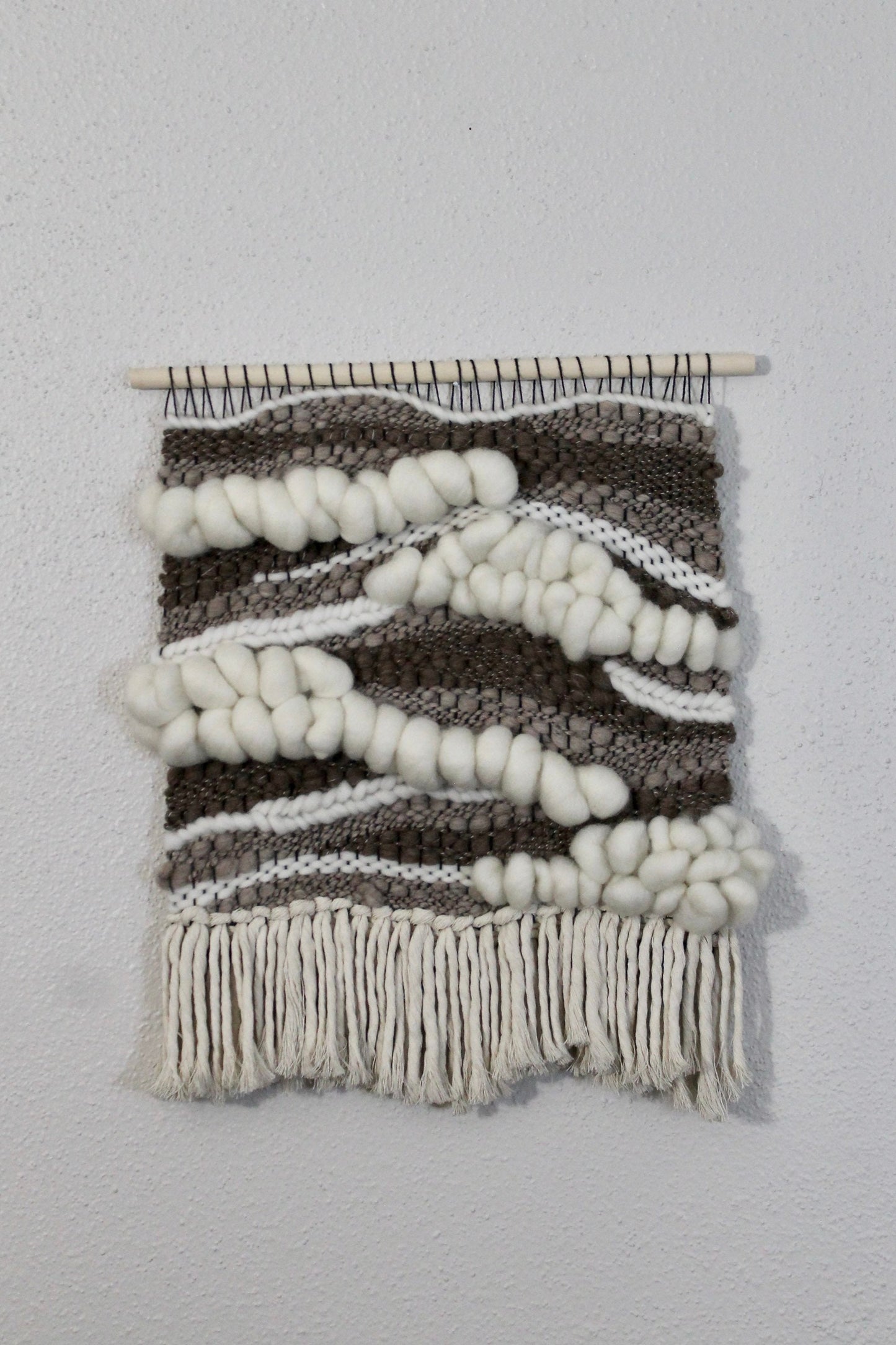 Neutral abstract woven wall tapestry | woven wall art | boho decor | nursery | woven tapestry | home decor | tapestry | weaving | gift idea