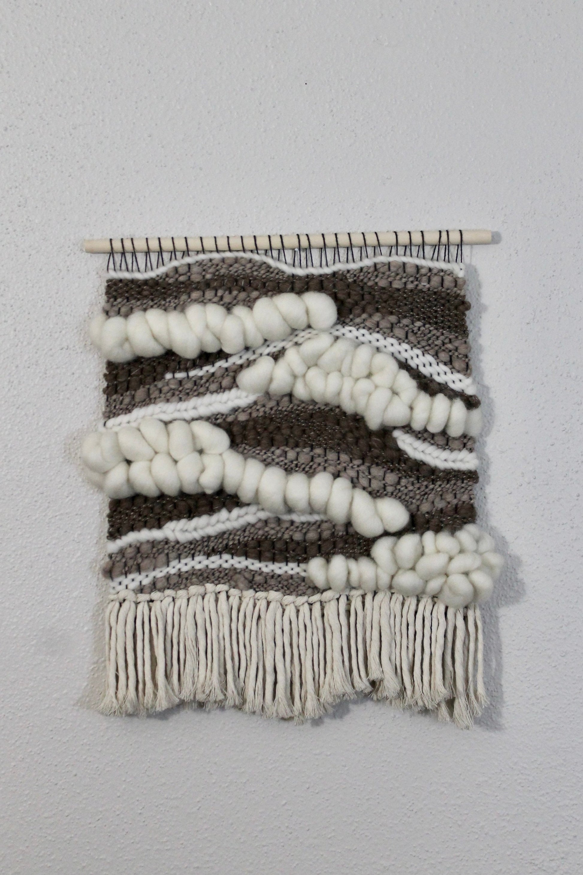 Neutral abstract woven wall tapestry | woven wall art | boho decor | nursery | woven tapestry | home decor | tapestry | weaving | gift idea