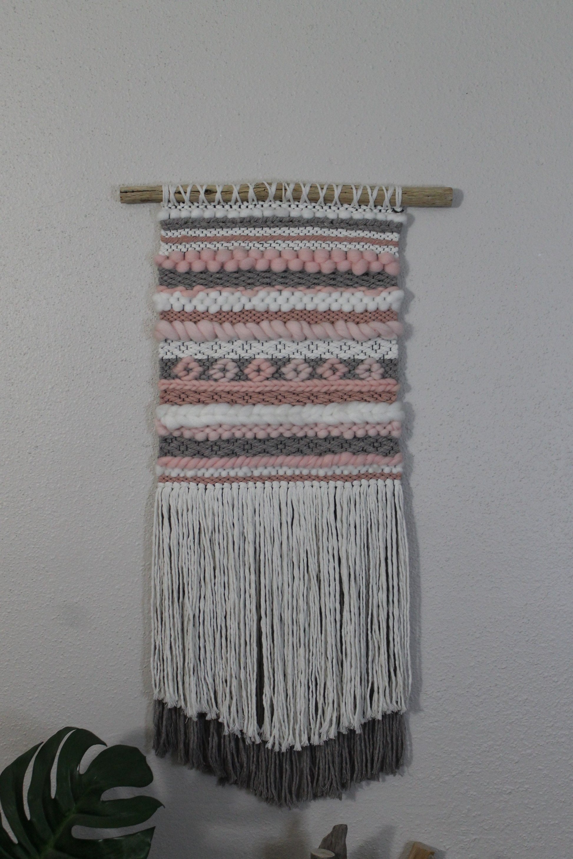 Pink woven wall hanging | woven tapestry | woven wall art | Mother’s Day | nursery decor | home decor | boho