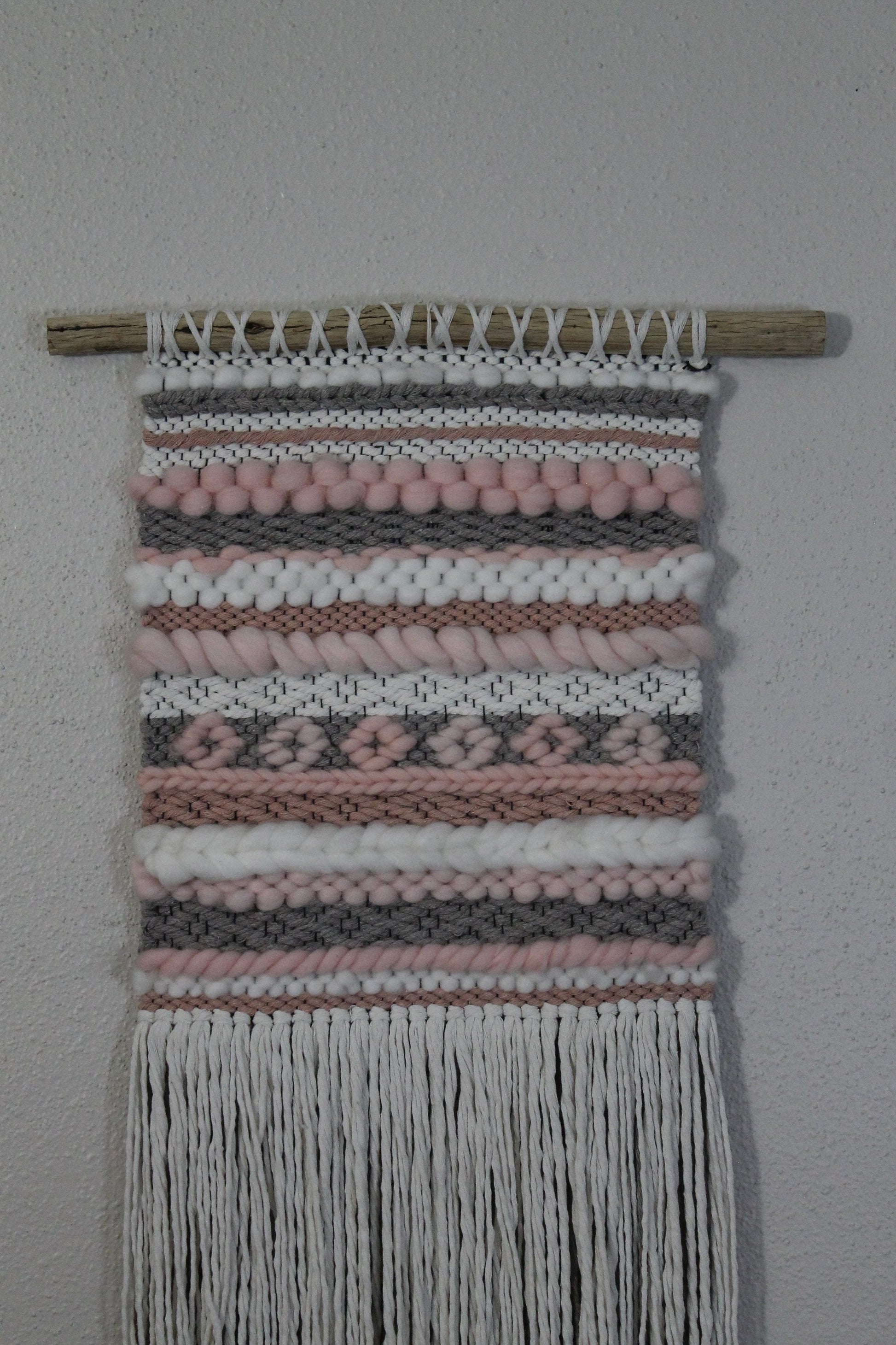 Pink woven wall hanging | woven tapestry | woven wall art | Mother’s Day | nursery decor | home decor | boho