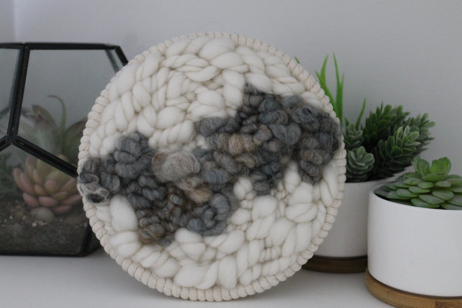 Abstract round woven wall hanging | wall art | weaving | woven tapestry | wall decor | wall tapestry | home decor | tapestry