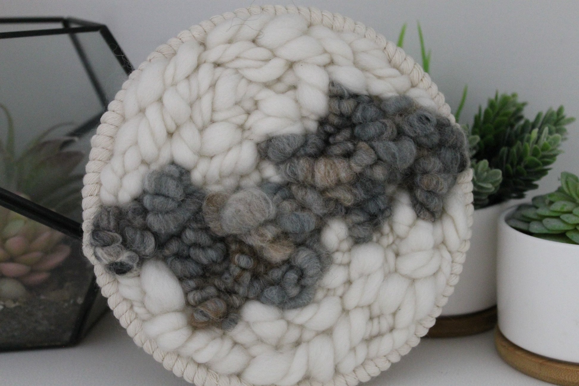 Abstract round woven wall hanging | wall art | weaving | woven tapestry | wall decor | wall tapestry | home decor | tapestry