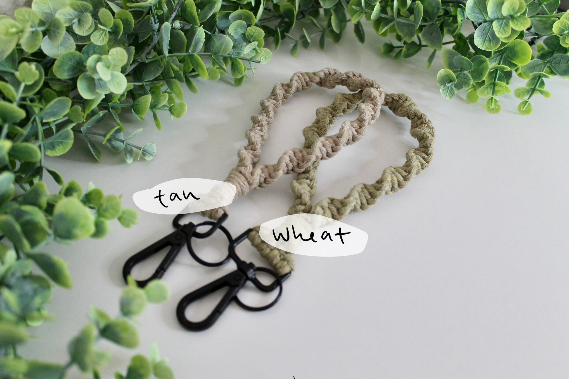 Macrame keychain wristlet | keychain with clip | boho | accessory | modern macrame | woven keychain | custom | gift idea | birthday