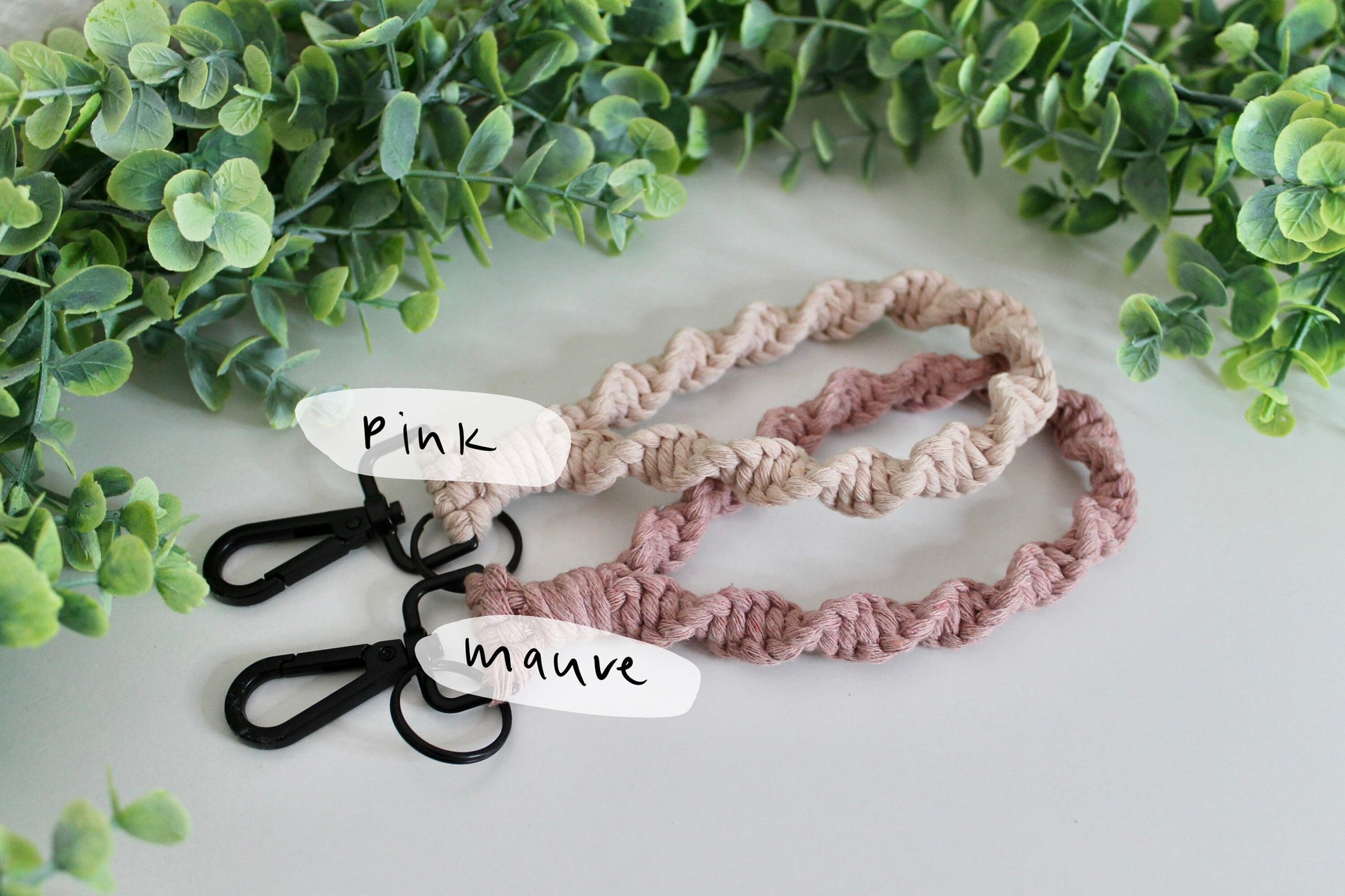 Macrame keychain wristlet | keychain with clip | boho | accessory | modern macrame | woven keychain | custom | gift idea | birthday