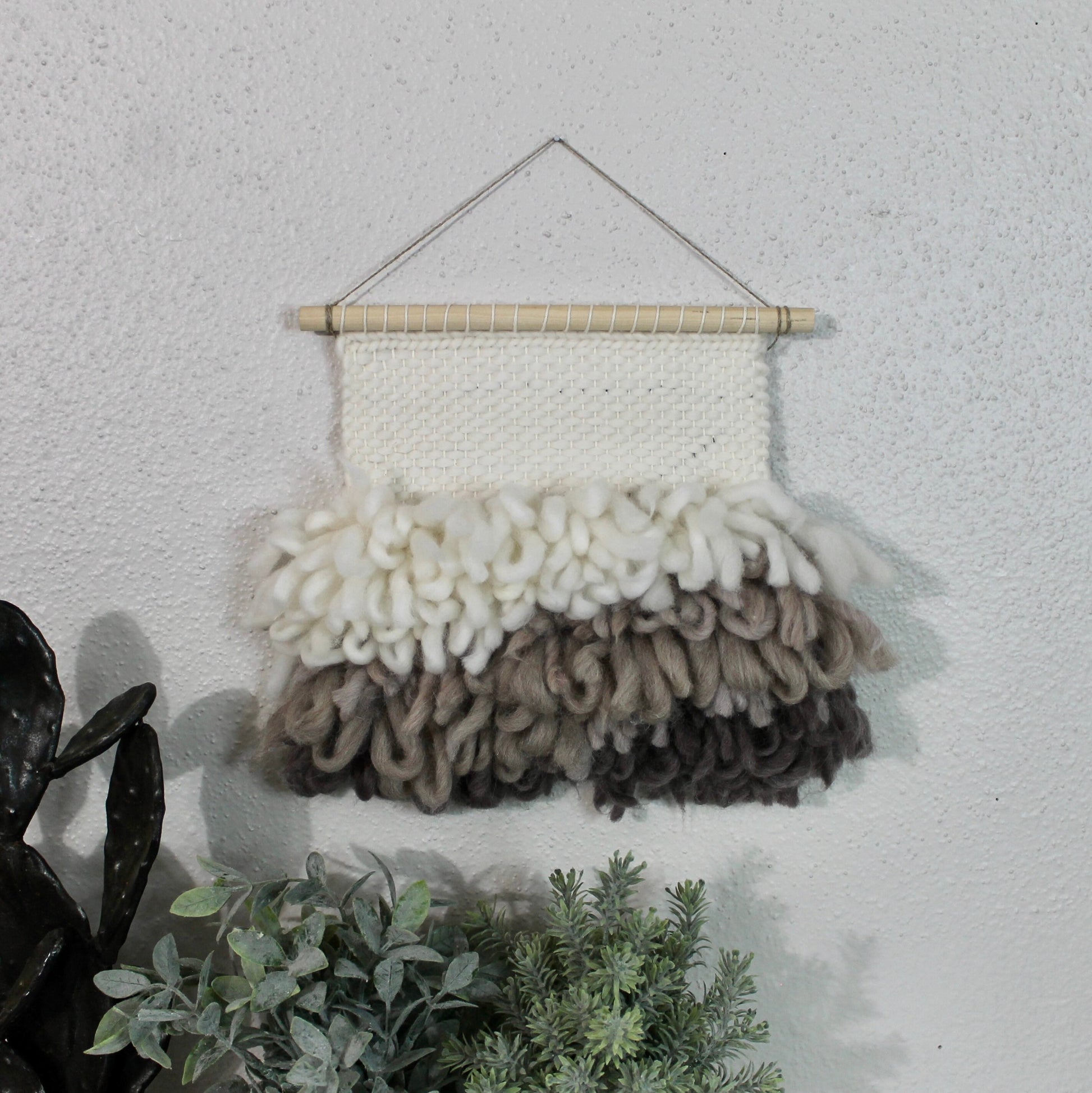 Mini neutral woven wall hanging | wall art | weaving | woven tapestry | wall decor | wall tapestry | home decor | tapestry