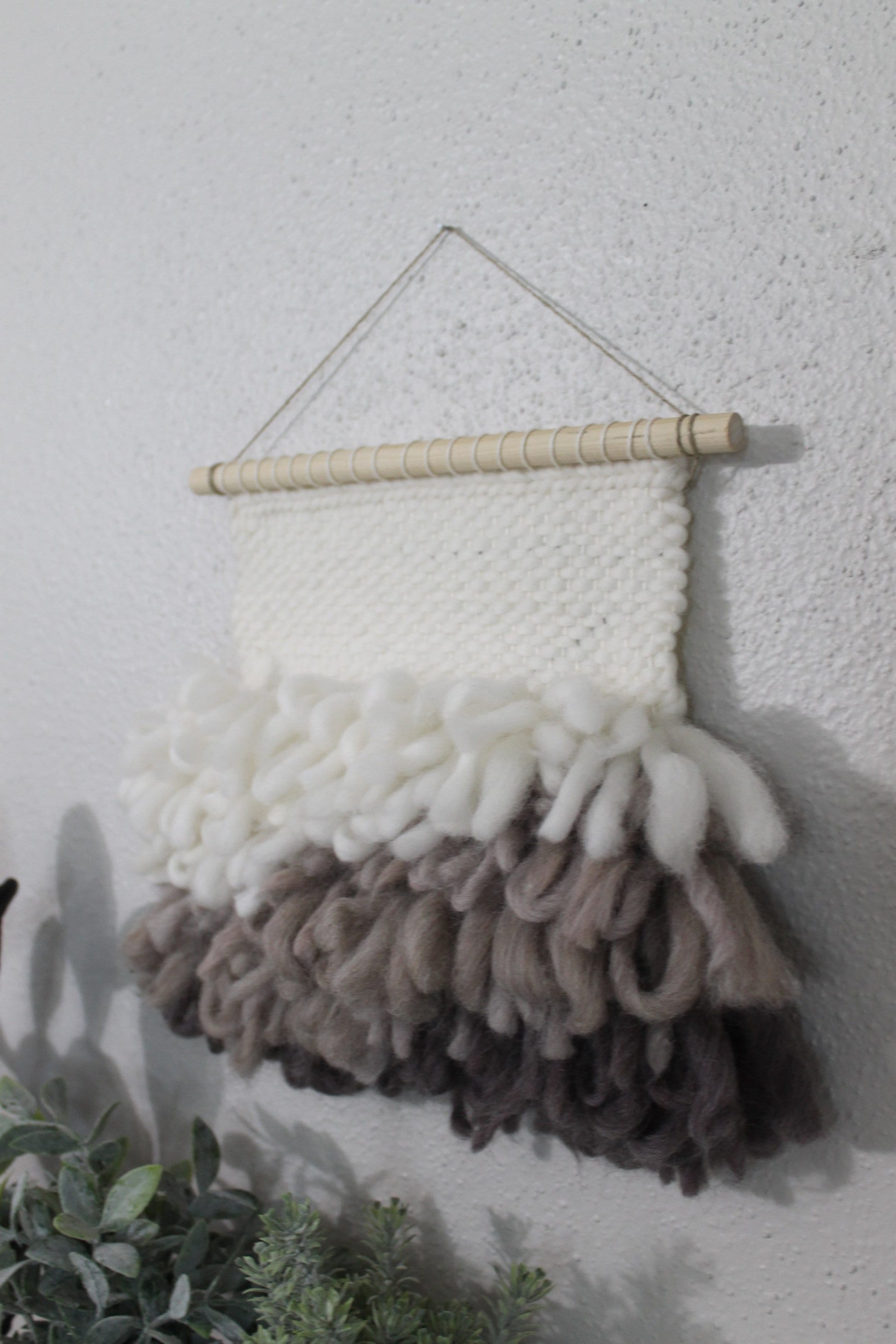 Mini neutral woven wall hanging | wall art | weaving | woven tapestry | wall decor | wall tapestry | home decor | tapestry