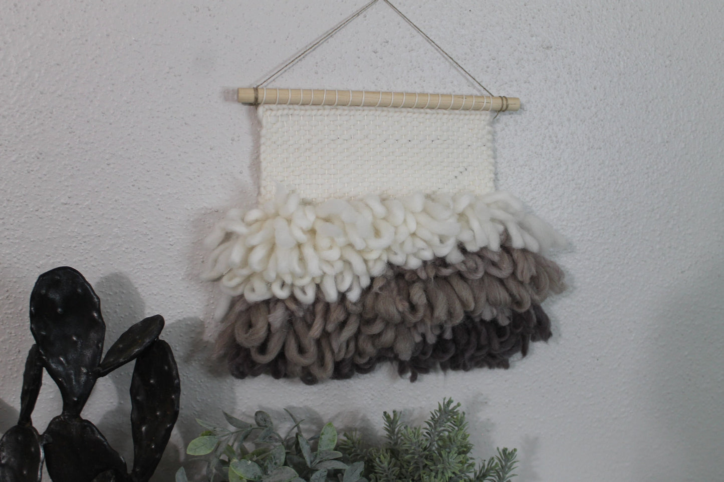 Mini neutral woven wall hanging | wall art | weaving | woven tapestry | wall decor | wall tapestry | home decor | tapestry