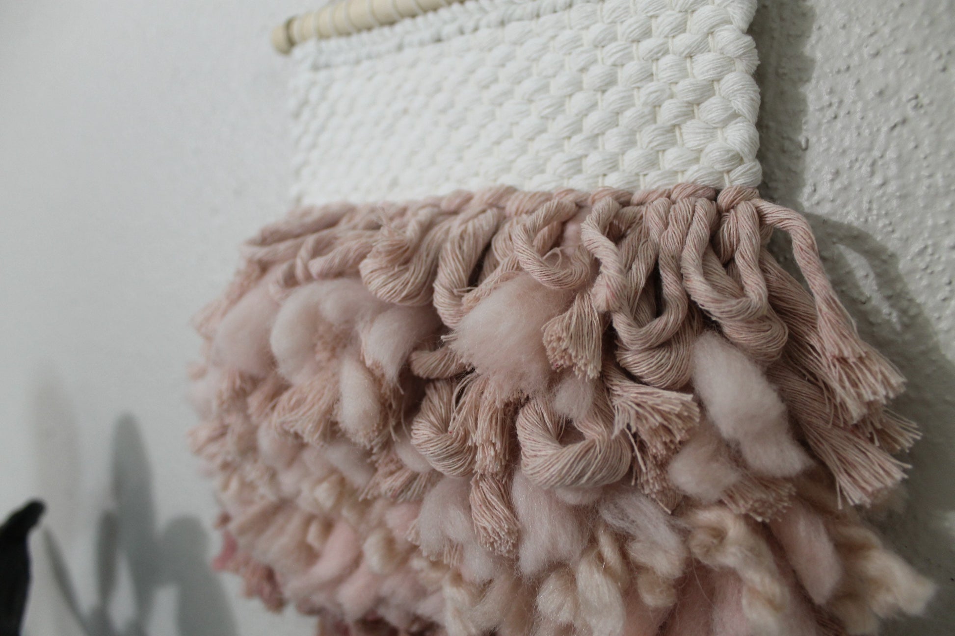 Mini orange pink woven wall hanging | wall art | weaving | woven tapestry | wall decor | wall tapestry | home decor | tapestry