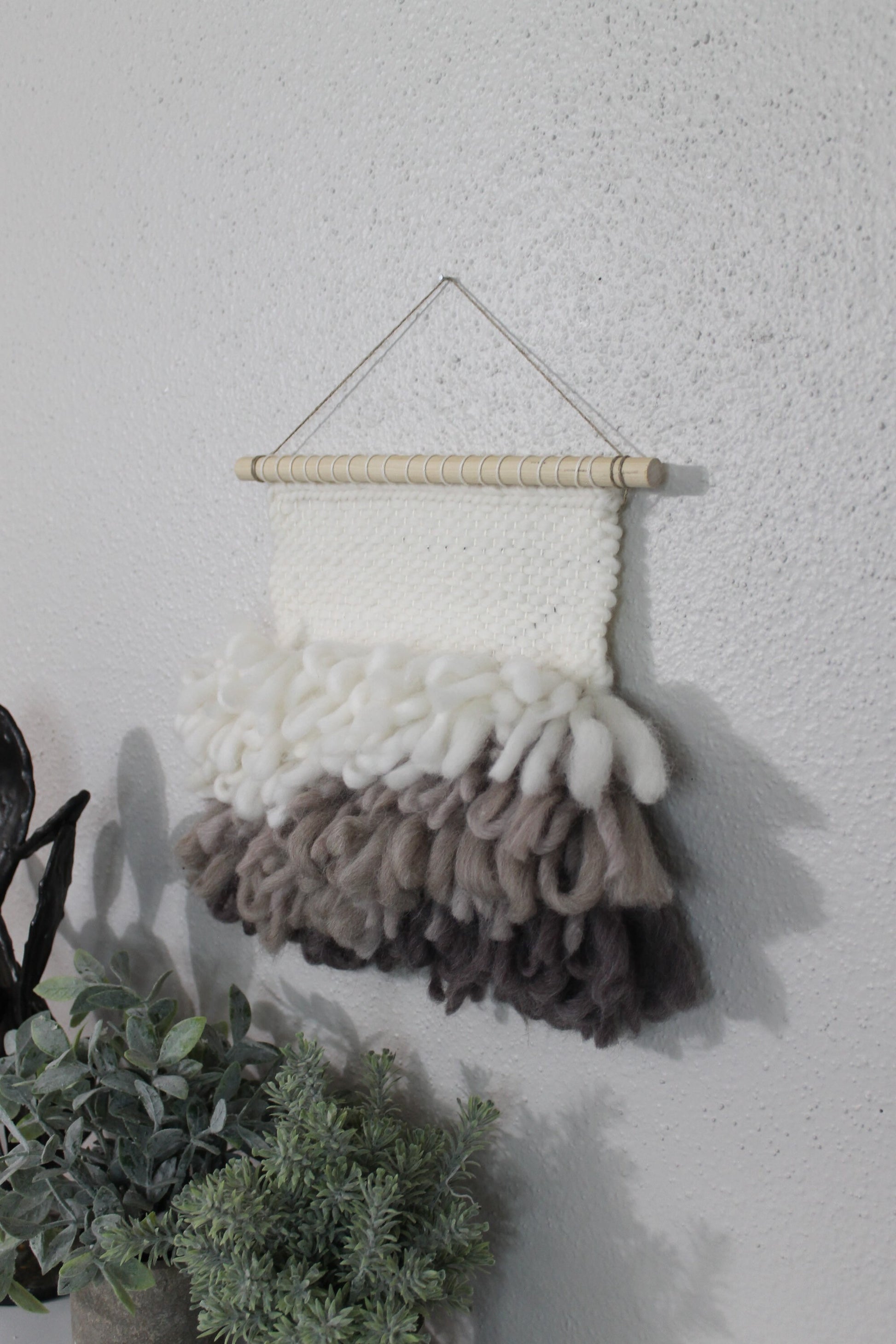 Mini neutral woven wall hanging | wall art | weaving | woven tapestry | wall decor | wall tapestry | home decor | tapestry