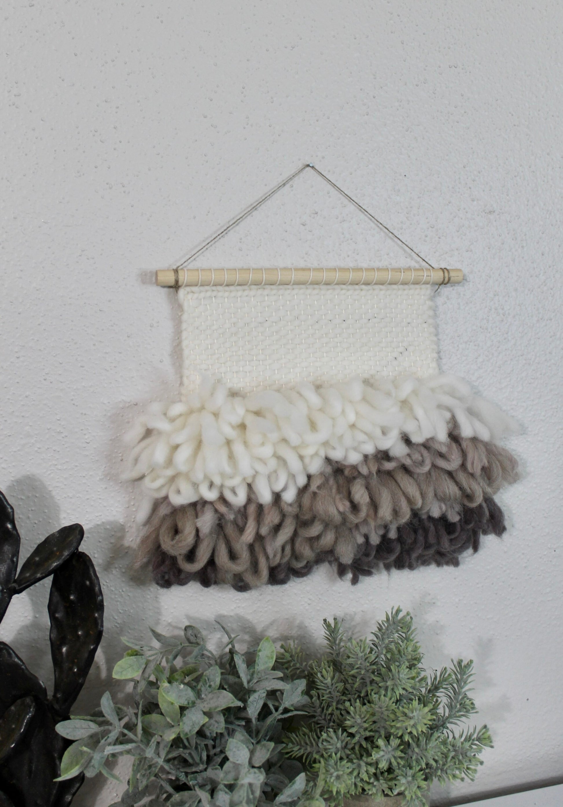 Mini neutral woven wall hanging | wall art | weaving | woven tapestry | wall decor | wall tapestry | home decor | tapestry