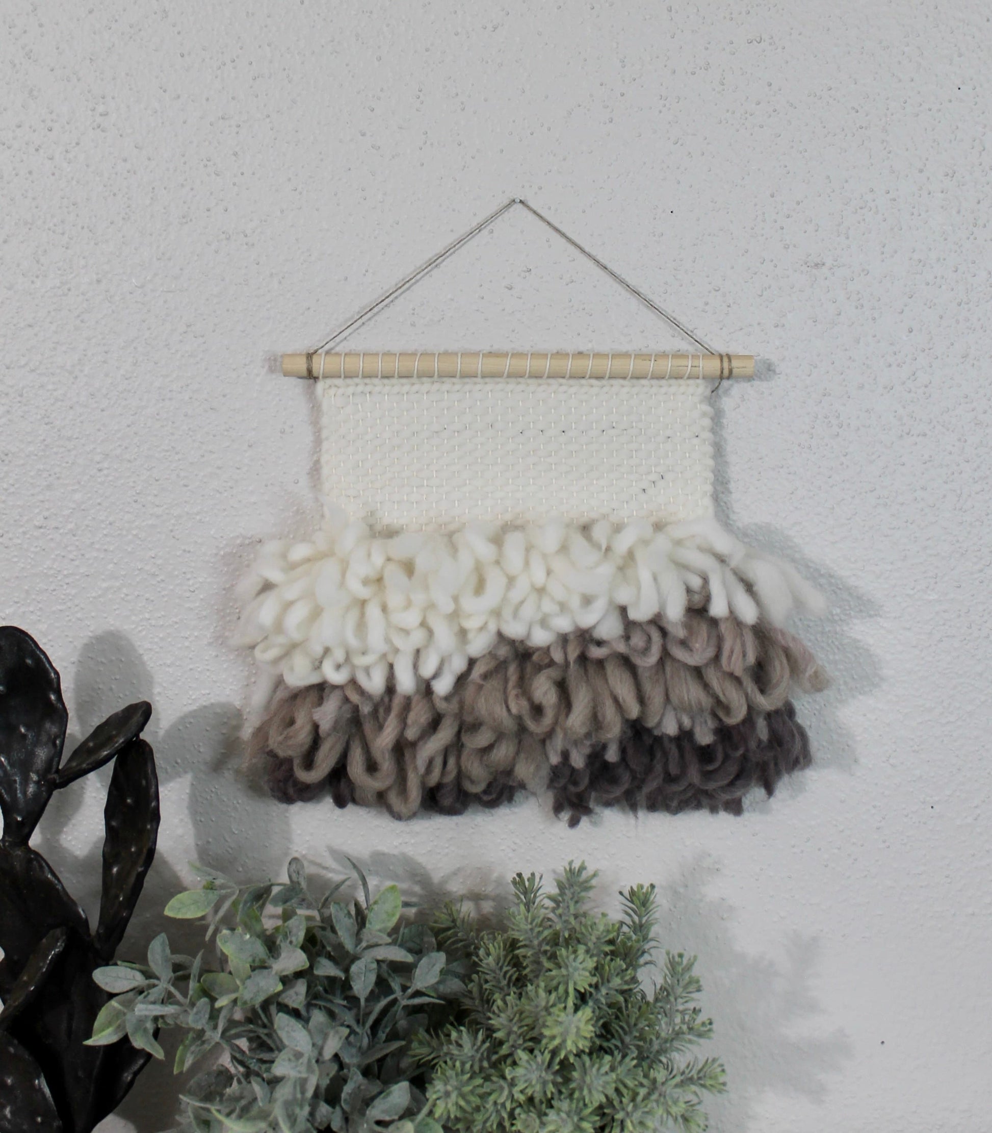 Mini neutral woven wall hanging | wall art | weaving | woven tapestry | wall decor | wall tapestry | home decor | tapestry