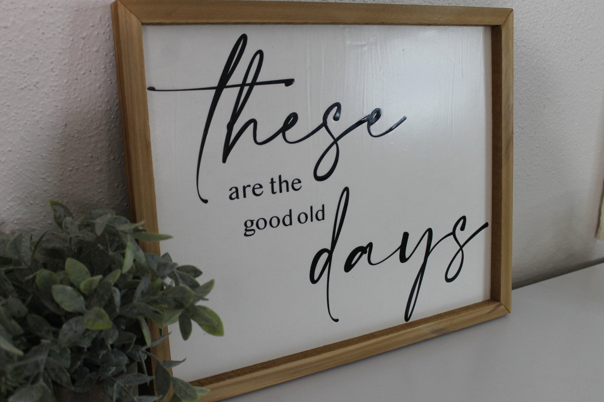 These are the good old days | handmade barnwood frame | farmhouse decor | home decor | wall decor | handmade decor | picture frame