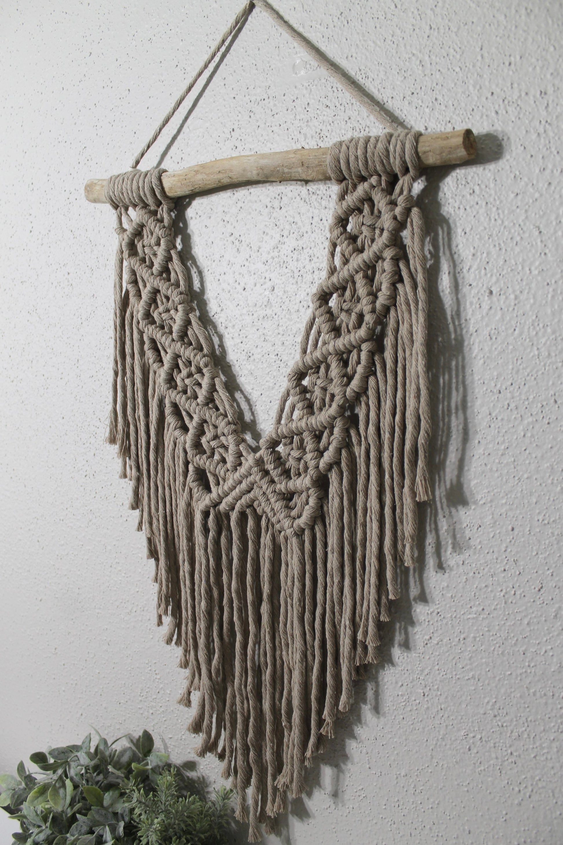 Brown macrame wall hanging | wall art | boho | wall decor | wall tapestry | home decor