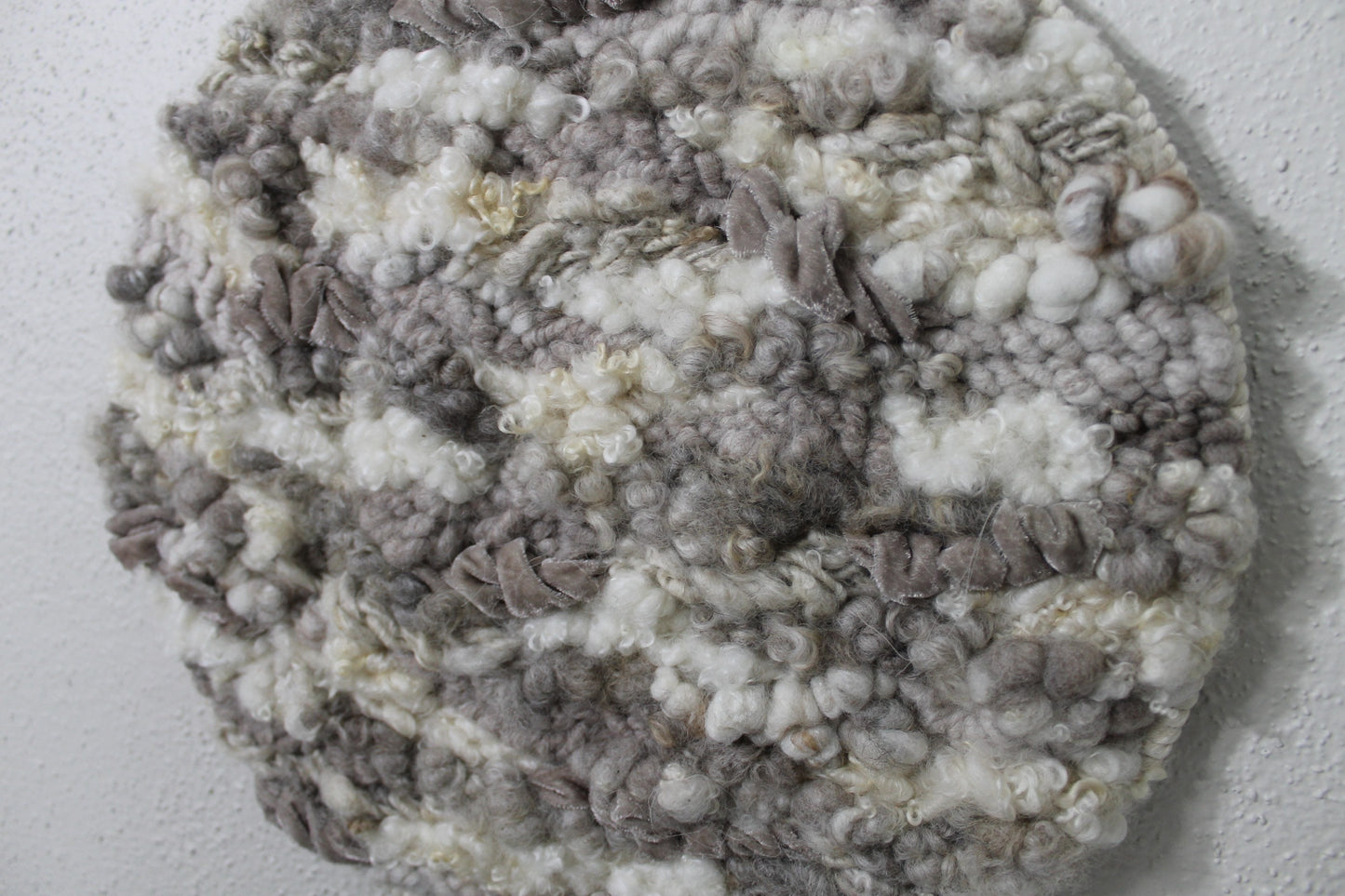 Neutral circle woven wall tapestry | large neutral wall hanging | wall art | weaving | woven tapestry | wall decor | home decor