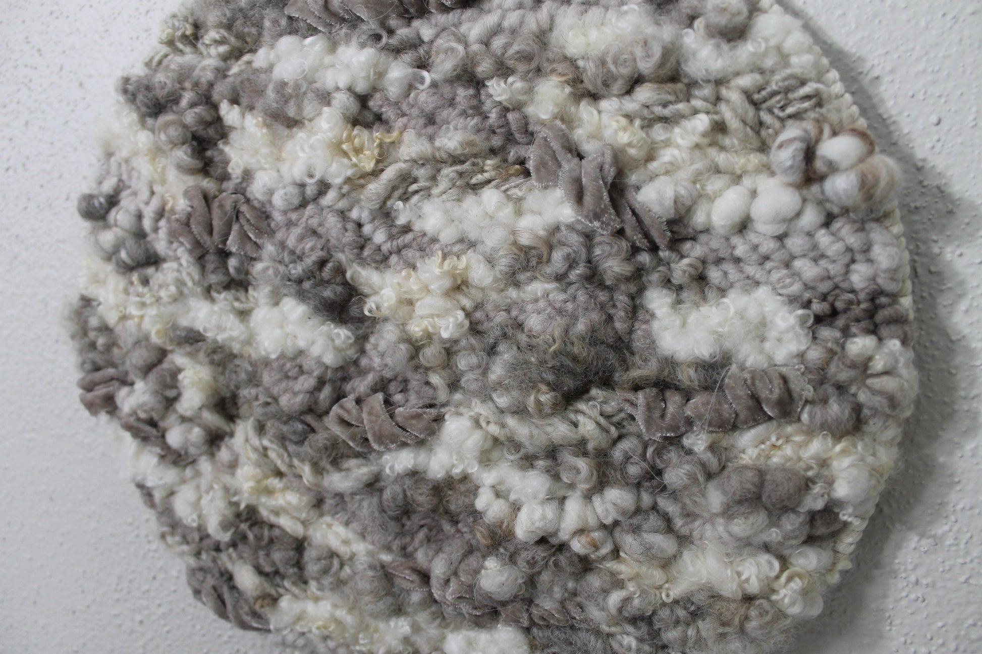 Neutral circle woven wall tapestry | large neutral wall hanging | wall art | weaving | woven tapestry | wall decor | home decor