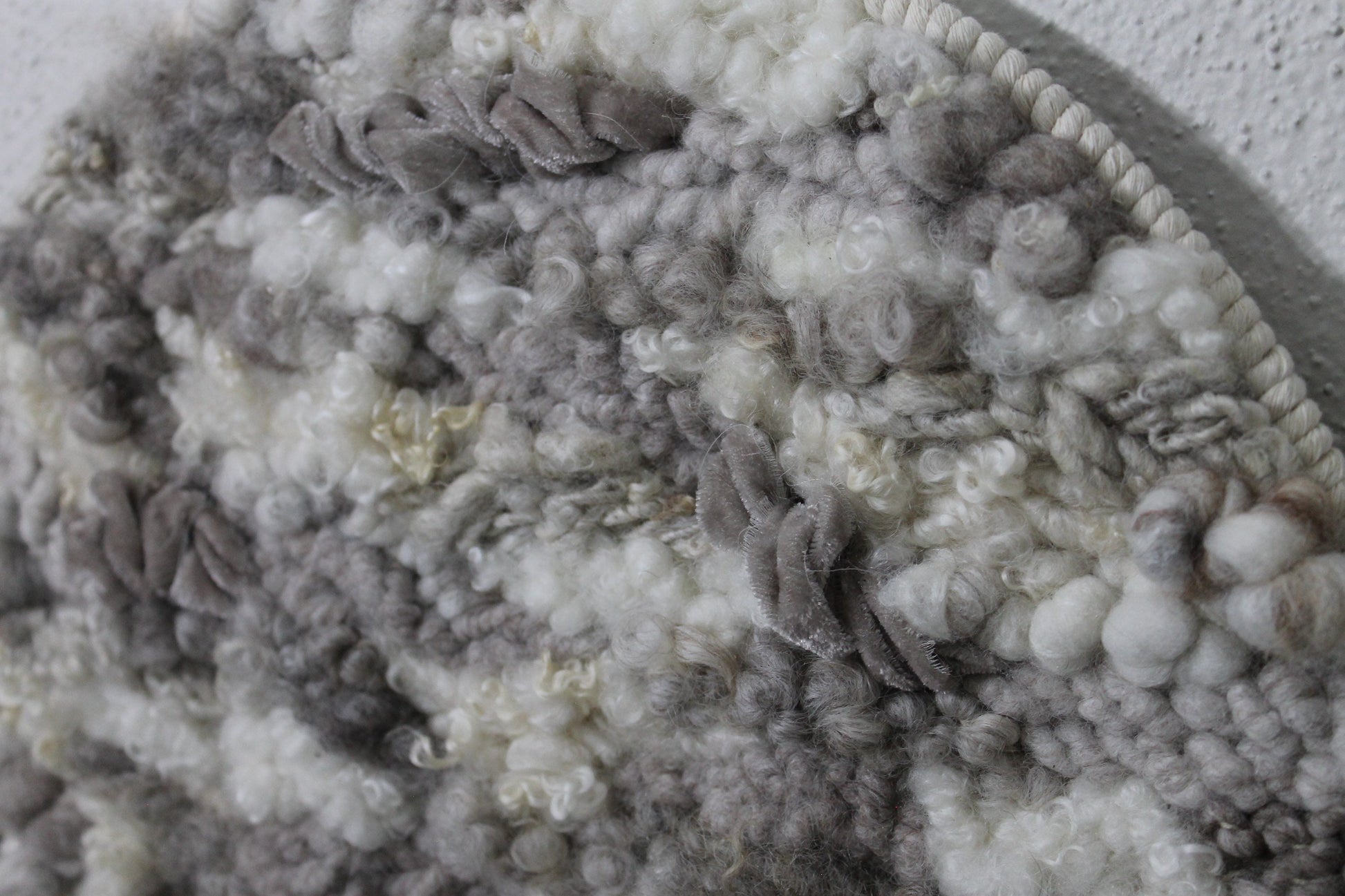 Neutral circle woven wall tapestry | large neutral wall hanging | wall art | weaving | woven tapestry | wall decor | home decor