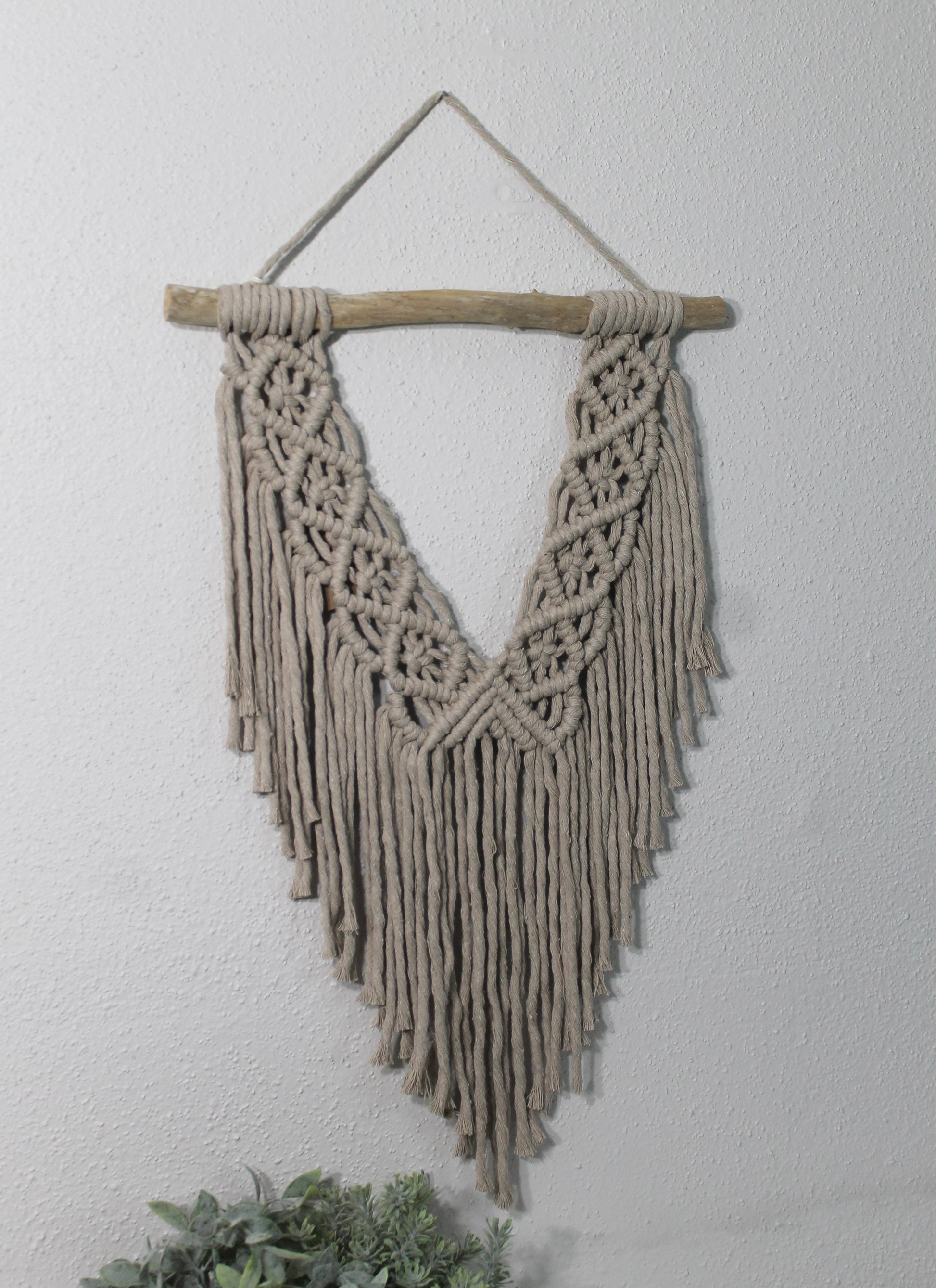 Brown macrame wall hanging | wall art | boho | wall decor | wall tapestry | home decor