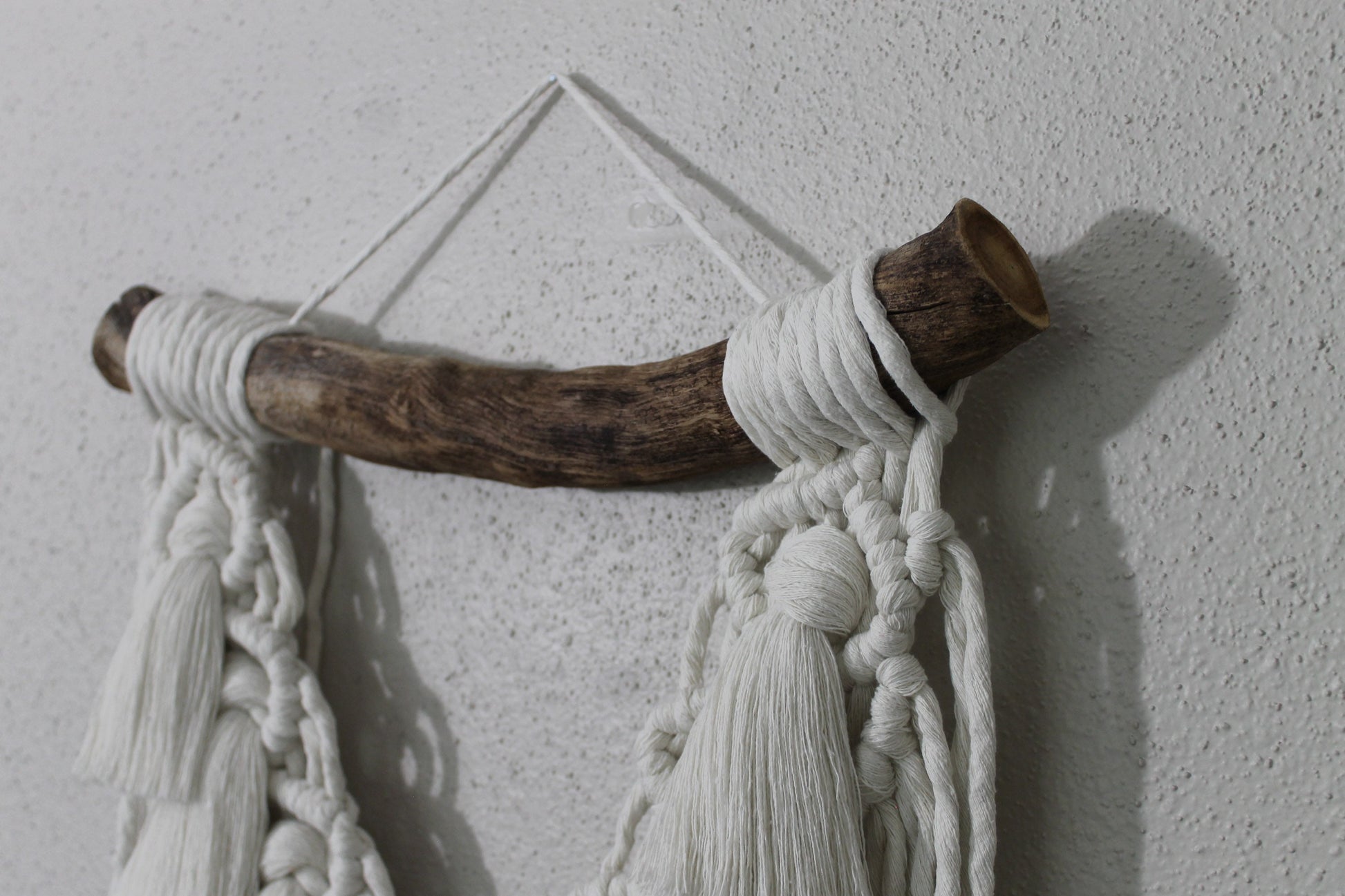 Snow white macrame wall hanging | wall art | boho | wall decor | wall tapestry | home decor