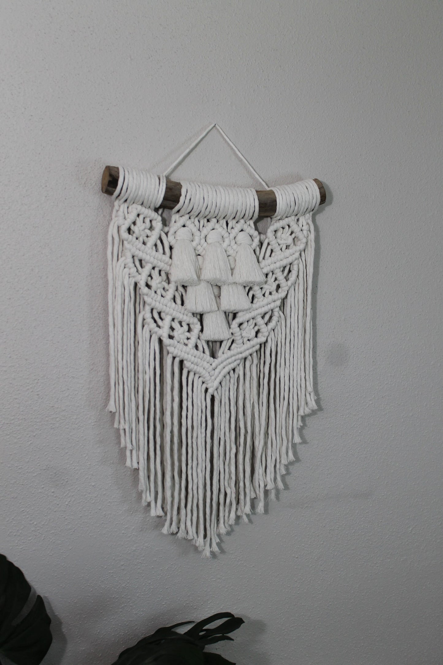 Large snow white macrame wall hanging | wall art | boho | wall decor | wall tapestry | home decor