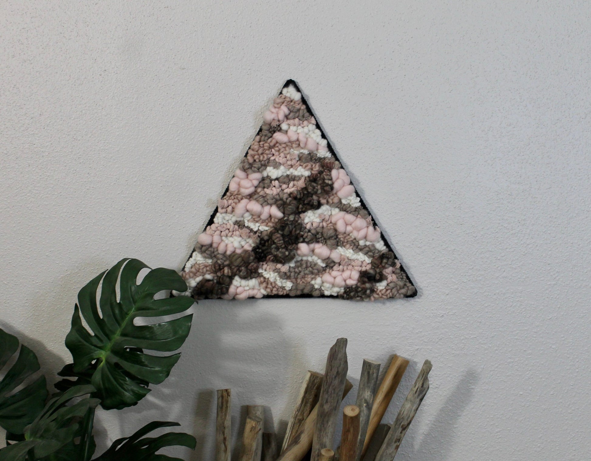 Triangle woven wall tapestry | woven wall hanging | wall art | weaving | woven tapestry | wall decor | wall tapestry | home decor | tapestry