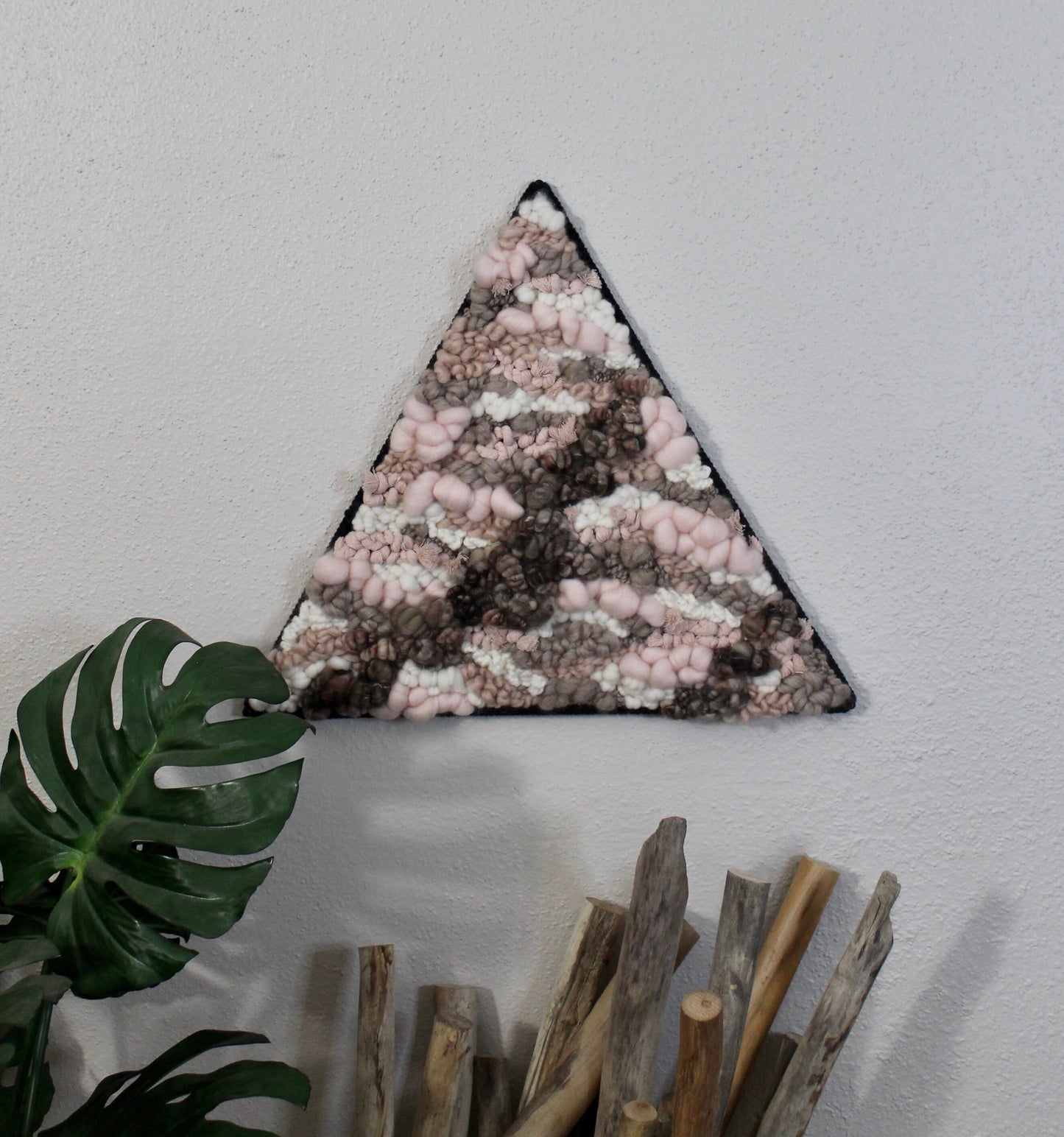 Triangle woven wall tapestry | woven wall hanging | wall art | weaving | woven tapestry | wall decor | wall tapestry | home decor | tapestry