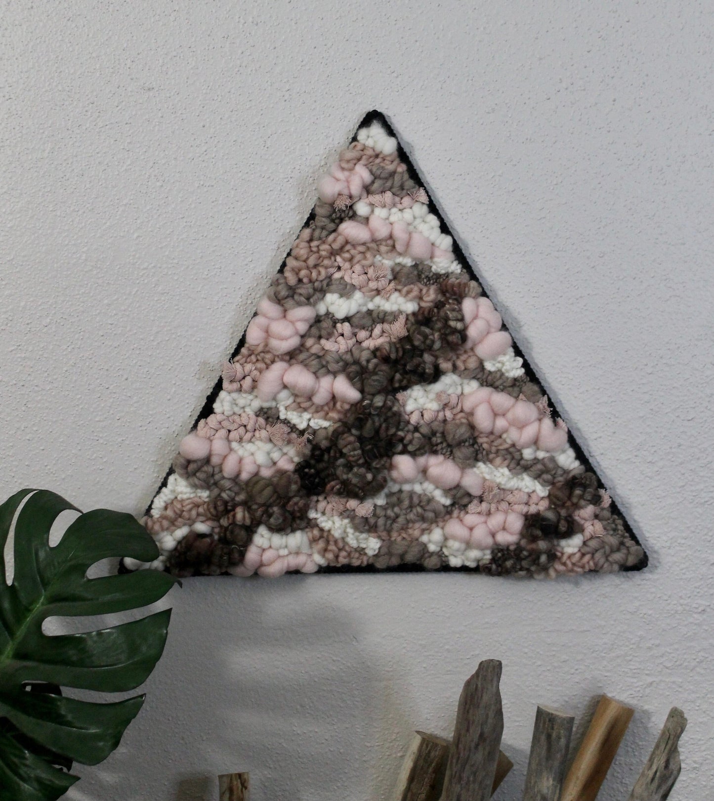 Triangle woven wall tapestry | woven wall hanging | wall art | weaving | woven tapestry | wall decor | wall tapestry | home decor | tapestry